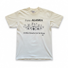 Load image into Gallery viewer, Vintage 1990s 90s Alaska Mosquito Travel Single Stitch Tee Shirt