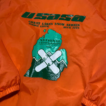Load image into Gallery viewer, Vintage 2005 USASA Great Lakes Snow Series Middle Earth Huck Finn Snowboard Slopestyle Halfpipe Boardercross Coaches Jacket