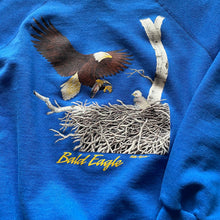 Load image into Gallery viewer, Vintage 1990s 90s Bald Eagle Nature Pull-Over Crewneck Sweatshirt