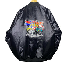 Load image into Gallery viewer, Vintage 90s 1990s Tri County Auto Repair Pomona California Satin Bomber Jacket