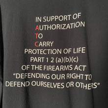 Load image into Gallery viewer, Vintage Y2K ATC Sheepdog Authorization To Carry Gun Act Cartoon Dog Tee