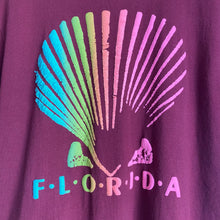 Load image into Gallery viewer, Vintage 80s 1980s Florida Sea Shell Puff Print Tee Shirt