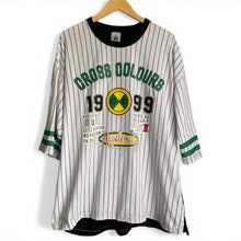 Load image into Gallery viewer, Vintage 1999 Cross Colours Academic Hardwear Pinstripe Tee Shirt