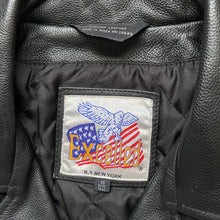 Load image into Gallery viewer, Vintage Excelled Genuine Leather Biker Jacket