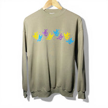 Load image into Gallery viewer, Vintage 90s 1990s ASL I Love You Sign Language Crewneck Sweatshirt