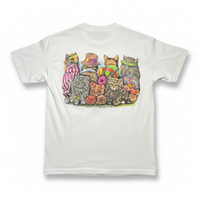 Load image into Gallery viewer, Vintage 90s 1990s Prints of Tails Hippie Cat Kitten Kitty Tee Shirt