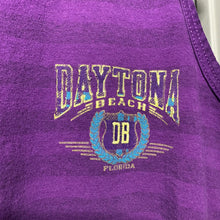 Load image into Gallery viewer, Vintage 90s 1990s Daytona Beach Florida Stripe Striped Tank Top