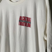 Load image into Gallery viewer, Vintage 90s 1990s Alcatraz Dig Dash Dive Triathlon Sacramento California Single Stitch Tee Shirt