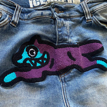 Load image into Gallery viewer, Ice Cream BBC Billionaire Boys Club Chenille Running Dog Distressed Denim Jeans 36