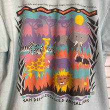 Load image into Gallery viewer, Vintage 90s 1990s San Diego Wild Animal Park Wildlife Zoo Tee Shirt
