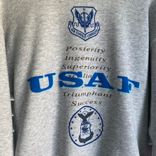 Load image into Gallery viewer, Vintage 90s 1990s USAF United States Air Force Military Crewneck Sweatshirt