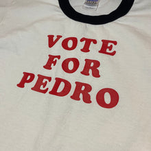 Load image into Gallery viewer, Vintage Napoleon Dynamite Vote For Pedro Movie Promo Ringer Tee Shirt