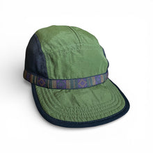 Load image into Gallery viewer, Vintage 90s 1990s Bison Belts 5 Panel Strapback Camp Cap