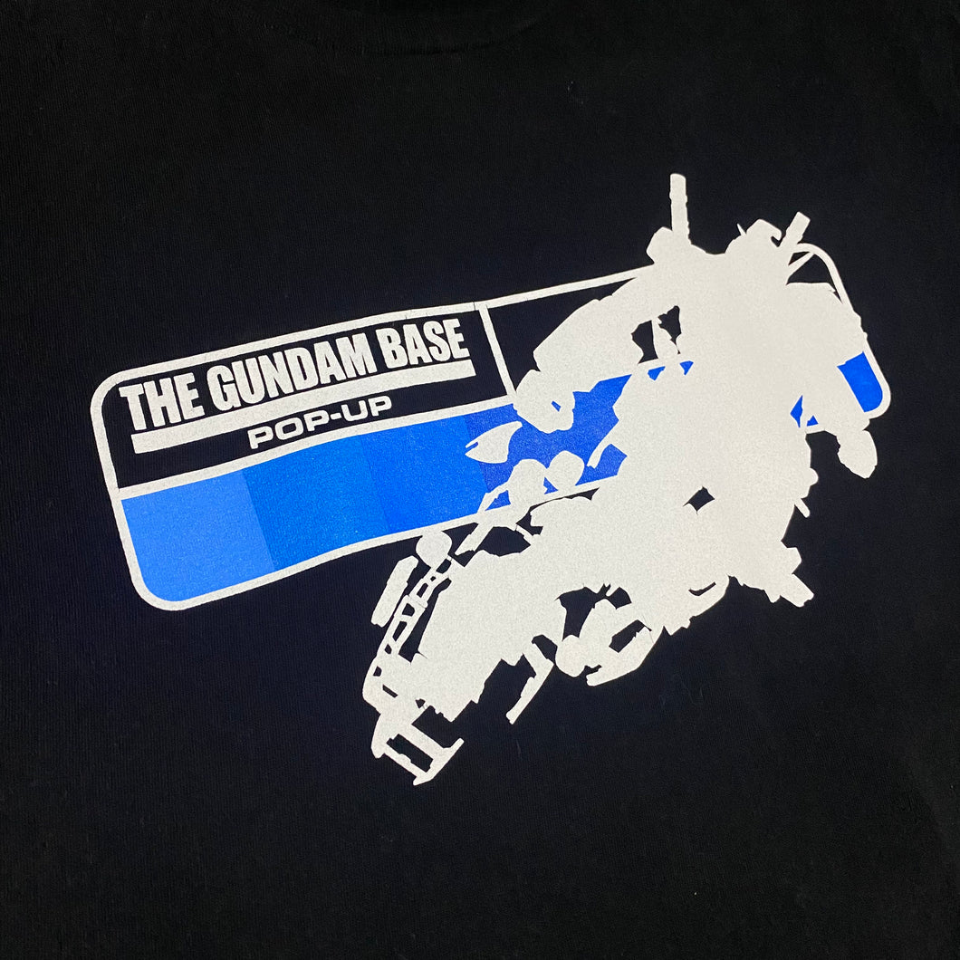 The Gundam Base Pop Up Staff Tour Anime Manga Japanese Cartoon Tee Shirt