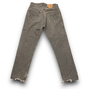 Vintage 1990s Levi Strauss & Co. 501 33x32 Distressed Denim Jeans