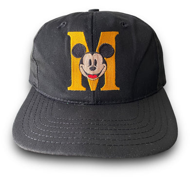 Vintage 1990s Disney Mickey Mouse Strapback Hat