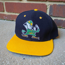 Load image into Gallery viewer, Vintage 1990s 90s University of Notre Dame Fighting Irish Fightin’ Two Tone College Snapback Hat