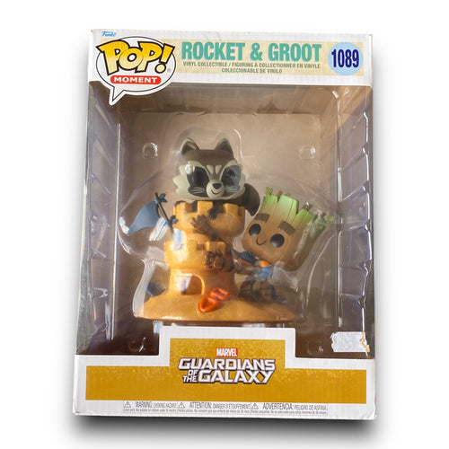 Brand New Funko Pop! Moment Rocket & Groot Marvel Guardians of the Galaxy Vinyl Toy