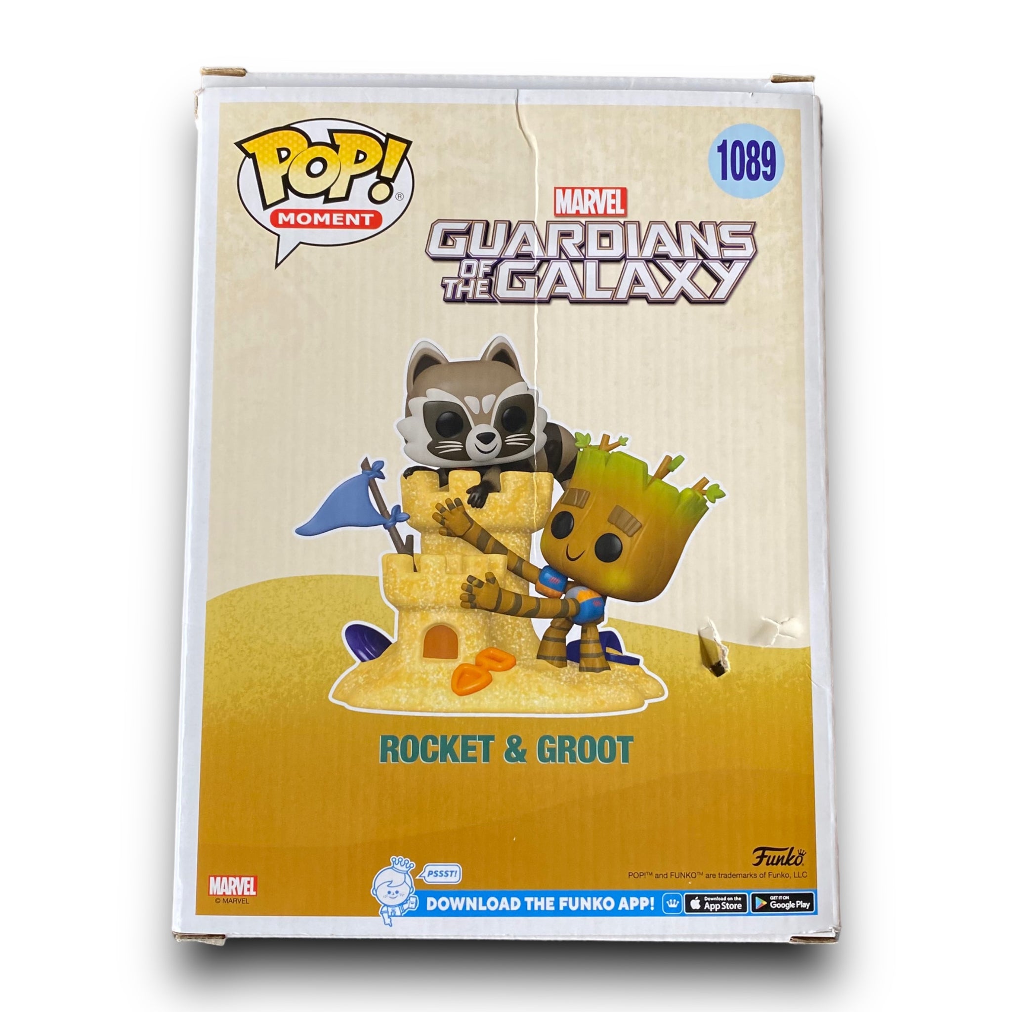Brand New Funko Pop! Moment Rocket & Groot Marvel Guardians of the